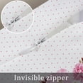 thumbnail image 6 of Pink Floral Throw Pillow Covers Happy Mother''s Day Soft Decorative Throw Pillowcase Indoor/Outdoor Square Pillow Cover Cushion Case for Couch Sofa Bedroom Car (30in x 30in), 6 of 6