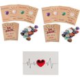 thumbnail image 5 of Regalos de San Valentín para niños, paquete de 24 tarjetas de San Valentín, regalos de San Valentín para estudiantes, tarjeta de San Valentín con cristales en forma de corazón para niños, 2 piezas (, 5 of 5