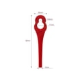 thumbnail image 1 of Juego de 100 cuchillas de plástico de repuesto para cortadora de bordes Florabest LIDL FRTA 20 A1, FAT 18B3, FRT18A, 1 of 1