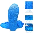 thumbnail image 3 of Thick Extra Large Waterproof Disposable Boot & Shoe Covers | Non-Slip, Textured Treads, Non-Toxic, 100% Latex Free | Stronger than Competitor-5 Mil | Different Pack Available Blue|, 3 of 8