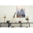 thumbnail image 2 of Beach Seaside LED Print with Lanterns - Canvas Print with White Lantern Set on the Sandy Seashore - Seashells and Starfish - Ocean Sea Coast Wall Hanging-Battery Operated, 2 of 5