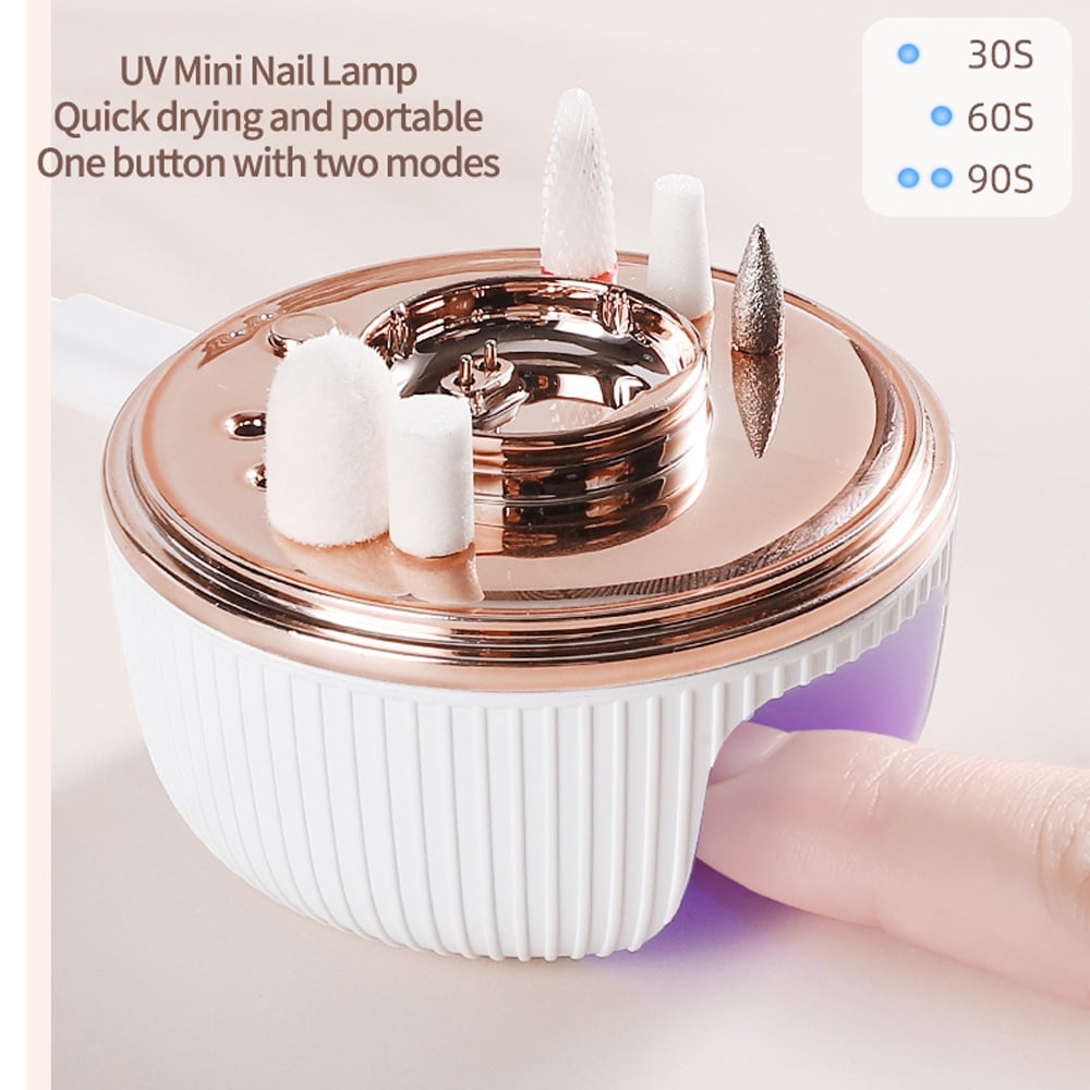 Professional Nail Drill Machine, Electric Manicure Pedicure Kit -18000RPM Cordless Nail Grinder (Portable Rechargeable Electric Nail File Set)