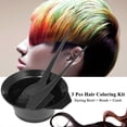 thumbnail image 2 of 3 Pcs Hair Coloring Kit Dyeing Bowl Brush Double-sided Coloring Comb Hairdressing Dyeing Tool, 2 of 4