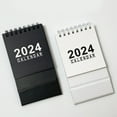 thumbnail image 4 of Mini Desk Calendar 2024 Jan 2024 to Dec 2024 Small Desktop Calendar Mini Daily Schedule for Home Office School, 4 of 4