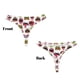 thumbnail image 3 of Fotbe Halloween Mouth Tanga Sin Costuras para Mujer con Estampado – Panties Invisibles, Transpirables y Cómodos para Uso Diario-Small, 3 of 6