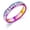 Multi, variant on Titanium Steel Rhinestone Punk Ring Wedding Ring For Women And Men Jewelry -Black-5