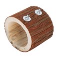 thumbnail image 4 of Bird Tree Hole Nest Small Pet Natural Wooden Toy Hideaway for Hamster Squirrel Parrot, 4 of 14