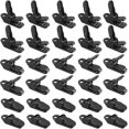 thumbnail image 1 of 100 Pcs Tent Clip Tarp Clip, Plastic Tent Clip Tarp Clip, Black Tarp Clamp Clips For Camping Tents, Outdoor Activities, 3.2 * 1 * 1.3 Cm, 1 of 1