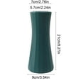 thumbnail image 3 of Xecvkr Decor Vases Plastic Vase Slim Waist Design for Flower Arrangements Wedding Event Decoration Home Office Table Centerpiece Blue White Orange 8.27x3.54 Inches, 3 of 6