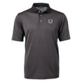 thumbnail image 2 of Men's Cutter & Buck Black Las Vegas Raiders Big & Tall Virtue Eco Pique Micro Stripe Recycled Polo, 2 of 3