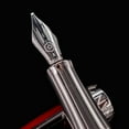 thumbnail image 2 of Caran d'Ache Leman Red Silver Fountain Pen - Medium, 2 of 8
