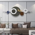 thumbnail image 2 of Wall Picture Living Room Metal Wall Decoration Art Decoration Wall Sticker 3D Modern Large Decoration for Home Office Bedroom, 2 of 6