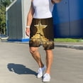 thumbnail image 6 of Sikiie Golden Glitter And Light Mens Pajama Shorts, Lounge Pant, Men's shorts，Sleep Pj Shorts for Men-4X-Large, 6 of 6