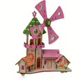 thumbnail image 4 of 1pc, Christmas Gift, Birthday Gift, Wooden Puzzle, Castle, Villa 3D Three-dimensional Jigsaw Puzzle, Handmade Lovers Toys, 4 of 5