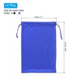 thumbnail image 2 of Uxcell Ski Goggle Bag, 4 Pack Microfiber Snow Goggles Case Drawstring Pouch Black Gray White Blue, 2 of 5