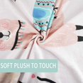 thumbnail image 6 of Llama Blanket Bohemia Stripes Printed Blanket Llama Gifts for Women/Girls/Adult/Kids Super Soft Cozy Llamas Throw Blanket for Sofa Bed Llama Decor 50"x60", 6 of 6