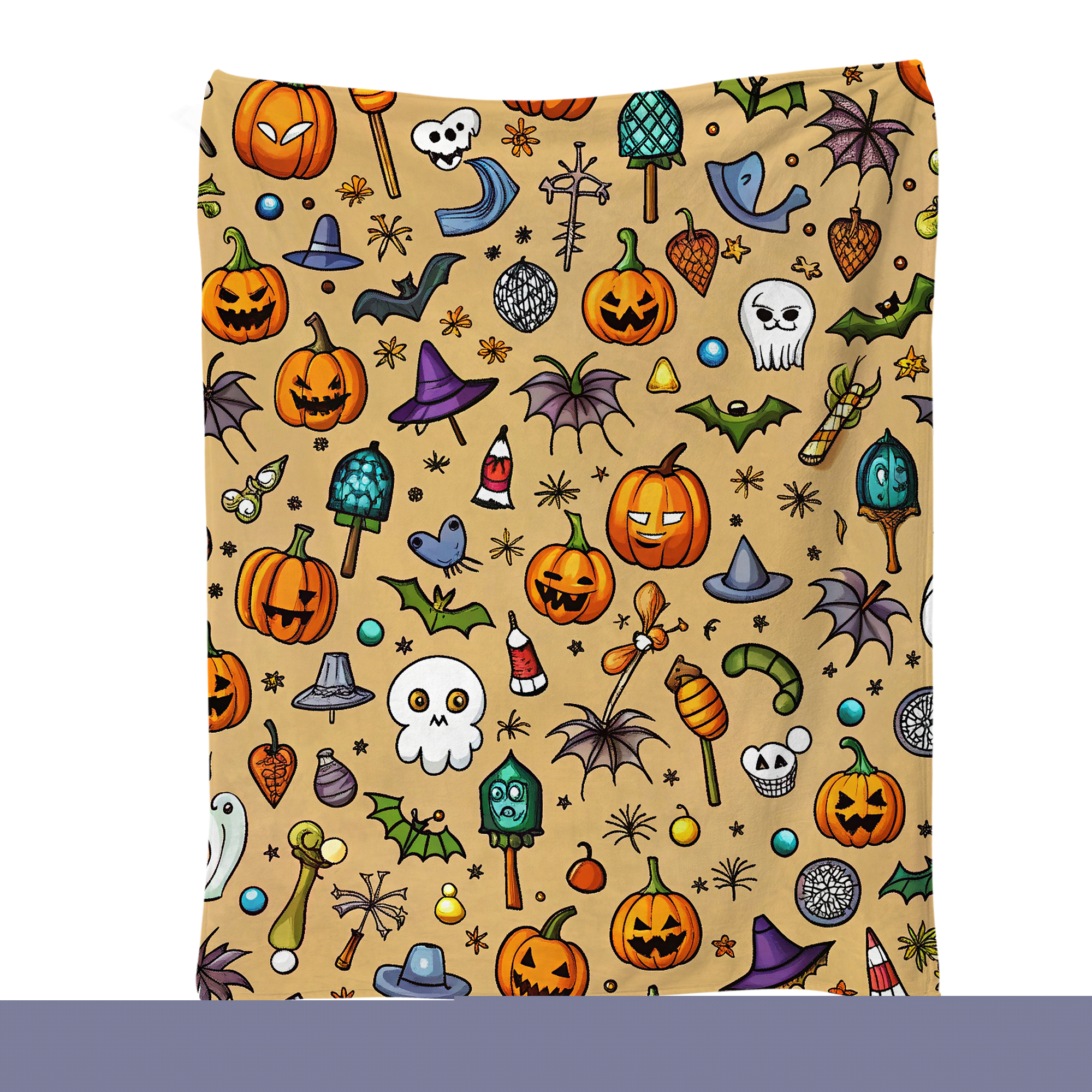 thumbnail image 2 of Halloween Throw Blanket 50" x 60" - Soft Flannel Blanket, Cozy Plush for Couch, Sofa & Bed, Fall Winter Decor, for Kids & Adults, 2 of 4