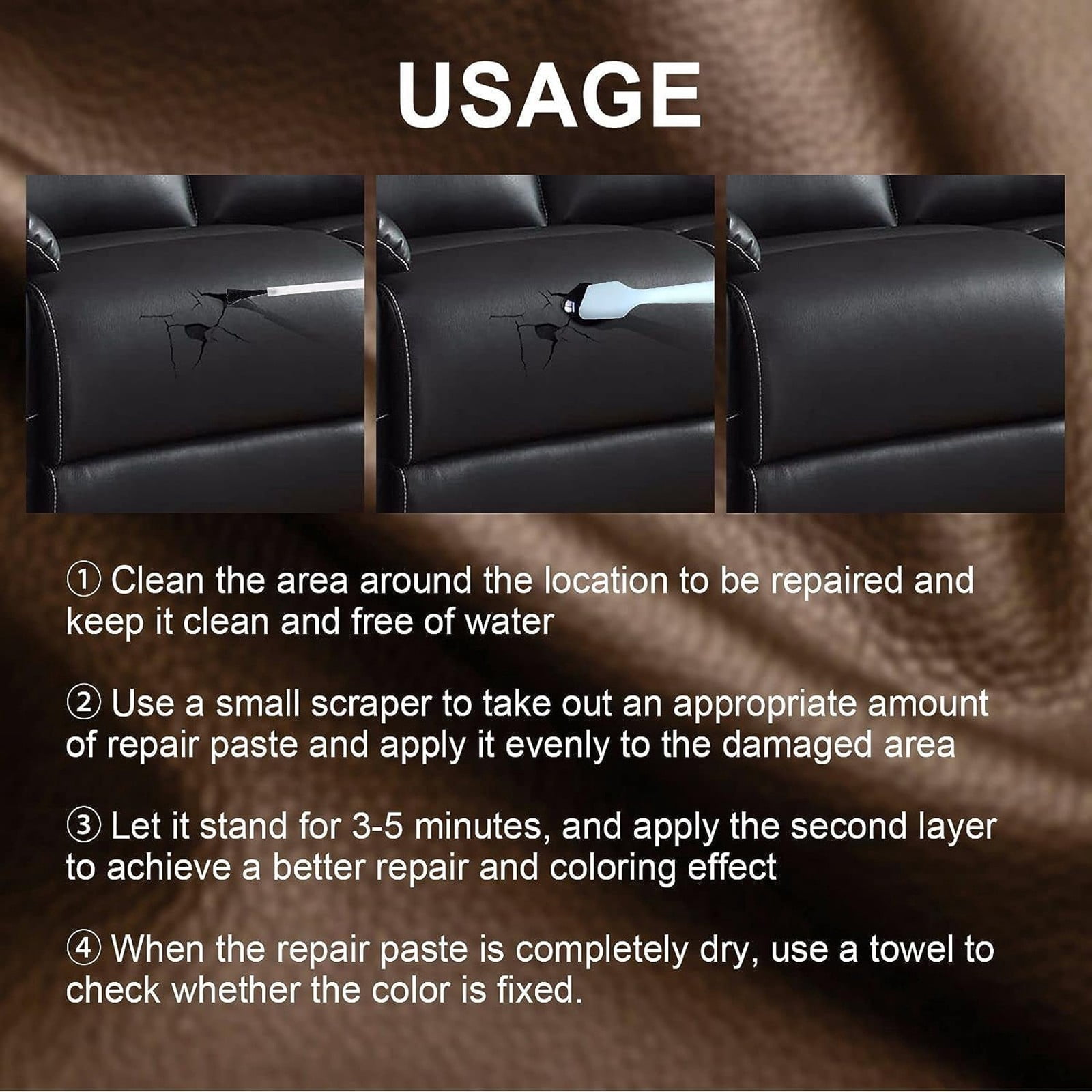 Grout Sealer For Floor Tile Leather Kit For Furniture Sofa Jacket Car Seats And Purse. Vinyl Kit. Super Easy Instructions To Any Color Any Material Italian Pleather Genuine