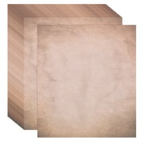 Uxcell Vintage Paper Parchment Paper Standard Printer Paper Double-sided Old Aged Paper for Scrapbooking Dark Brown