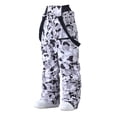 thumbnail image 4 of oqasdz Cargo Pants for Men for Skiing Snowboarding Winter Outdoor Activities Windproof Insulated Cold Weather Gear Warm Ski Pants, 4 of 5