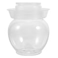 thumbnail image 1 of Clear Pickle Jar Fermentation Jar with Lids PET Pickle Jar Storage Container Chinese Pickle Jar with Water Seal Lid for Sauerkraut Canning Fermentation, 1 of 6