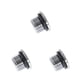 thumbnail image 5 of Toystoory Tornillos de puerto regulador de buceo de cobre, tapones a prueba de presión, accesorios de tapón con anillo sellado de goma, Tornillo de alta presión 3piezas, 5 of 6