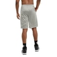 thumbnail image 5 of Champion mens 9" Mesh Short, Logo athletic shorts, Grey, Large US, 5 of 7