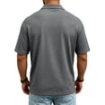 thumbnail image 5 of Men's Classic Fit Polo Shirts Short Sleeve Cotton Blend Casual Collared T Shirts, 5 of 7
