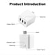 thumbnail image 4 of Enchufe Adaptador Inteligente Tuya Zigbee Tipo C, Adaptador de Corriente Mini USB-C de 3 Entradas, Enchufe de Carga, Control de Voz Temporizado para, 4 of 5