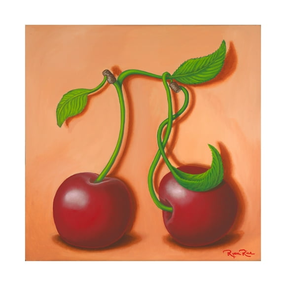 Trademark Fine Art 'Cherry Pi' Canvas Art by Ryan Rice Fine Art