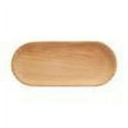 thumbnail image 2 of FeiraDeVaidade Mini Serving Tray for Jewellery Key  Oval Wood Dessert Cup Tray  Small Cheese Plate  Tableware Decorative Tray, 2 of 6