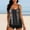 Black, variant on Swimsuit One Piece Swimsuits For Women Two Piece Bathing Suits Floral Print Tank Tops With Boyshorts Tummy Control Swimming Suits Womens One Piece Swimsuits Athletic on Clearance