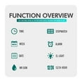 thumbnail image 4 of Kids Digital Watch Round Dial Sports Style Children Waterproof LCD Display Digital Wristwatch, 4 of 9