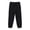 Black, variant on Men's Jogger Sweatpants with Unique Patch Pockets Drawstring Elastic Waist Cuffed Ankle Pants Trendy Autumn Winter Streetwear Athletic Trousers for Casual Daily Wear