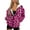 Pink Paw Leopard Print, variant on Renewold Camo American Flag Womens Oversized Zip Up Hoodies Fashion Hooded Pullover Jackets Sweatshirts Long Sleeve Y2K Hoodies Fleece Sweaters Hooded Cardigan Fall Winter Clothes, XS