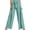 Mint Green, variant on SAWOBUUN Womens High Waist Wide Leg Pants with Tie Belt Flowy Palazzo Trouser Loose Fit Casual Beach Vacation Pants