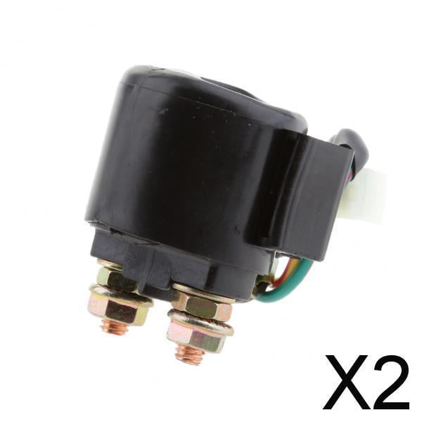 Solenoide de Relé de Arranque de Motocicleta DYNWAVEMX para CX500 CX 500 1978-1982 2 piezas