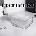 thumbnail image 5 of 2Pcs Playing Card Cases,Blank Playing Card Holder,Clear Plastic Deck Box Holders for Game Cards & Mobile Phone Charging Cable, 5 of 5