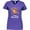 Purple, variant on Inktastic Happy New Year Cute Ox Women's V-Neck T-Shirt