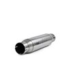 thumbnail image 1 of MBRP R1013 Exhaust Resonator Garage Parts Stainless Steel; 16 Inch Body/20 Inch Overall Length x 4 Inch Diameter Case; Single 3 Inch Center Inlet; Single 3 Inch Center Outlet, 1 of 2