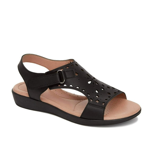 Andrea Leather Comfort laser Pattern Sandals 88526