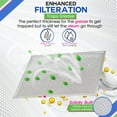 thumbnail image 3 of Range Hood Filter Replacement for Braun Nu-Tone BP55 Hood Grease Filter 8" x 9.5" - Aluminum Mesh Screen Hood Vent Filter for Range Hood - Filters Grease from Entering Kitchen Stove Overhead (1-Pack), 3 of 6