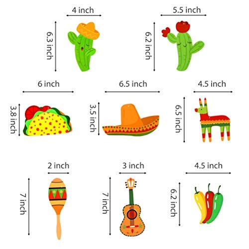Kristin Paradise 30Ct Decoraciones de remolino colgantes mexicanas, Fiesta Cinco De Mayo S Kristin Paradise Kristin Paradise