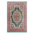 thumbnail image 3 of Unique Loom Baracoa Collection Area Rug - Regla (5' 5" x 8' Rectangle Turquoise/Ivory), 3 of 7