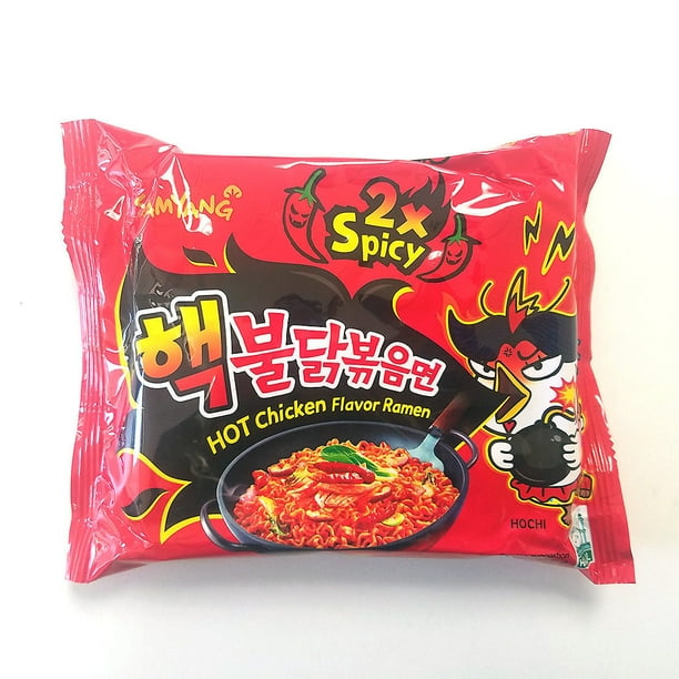 SAMYANG Korean Fire Challenge Buldak Noodle 2X Hot Spicy Chicken Flavor