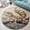 Leopard Gecko, variant on Round Area Rug, Dog50 Non-Slip Floor Mat, Soft Washable Carpet for Living Room Bedroom Decor 24 Inch