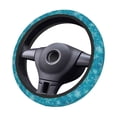 thumbnail image 2 of Balery Christmas Snow Fundas elásticas antideslizantes para volante, funda protectora universal para hombre y mujer, 15 pulgadas, accesorios para coche., 2 of 6