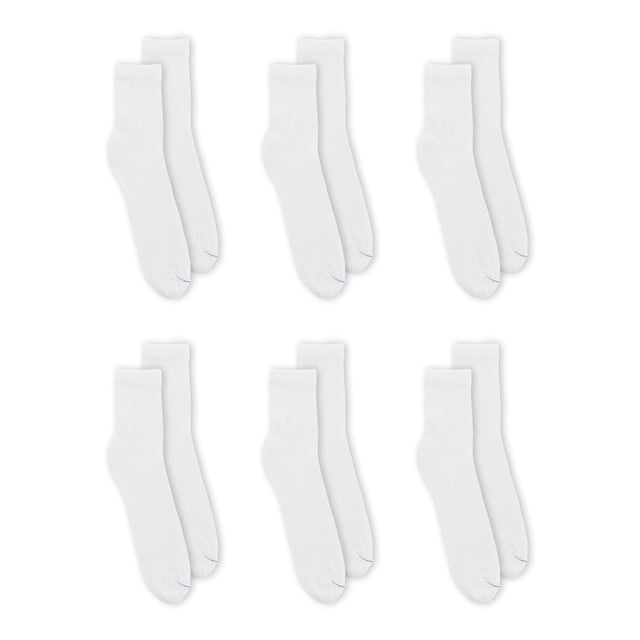 Calcetines tobilleros Dr. Scholl's para diabetes y problemas circulatorios para hombres grandes y altos (paquete de 6)