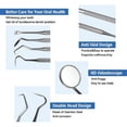 thumbnail image 2 of Professional Dental Hygiene Kit - 4 Pieces Stainless Steel Silver, 2 of 3