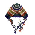 thumbnail image 2 of Winter Hat for Women with Colorful Rainbow Stripe, 2 of 8